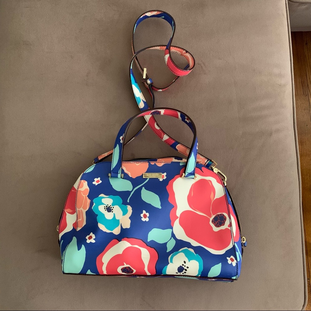 Kate Spade floral cross body purse